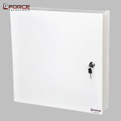 CAIXA METALICA MINI VERTICAL BRANCA (390)