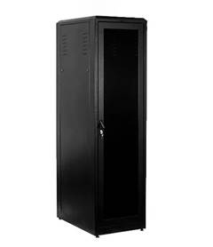 RACK PADRAO 19 24U X 770 PRETO PORTA ACRILICO (419)