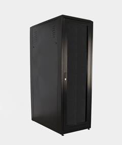RACK PADRAO 19 32U X 670MM PRETO PISO PORTA DE ACRILICO (400)