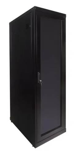 RACK PADRAO 19 44U X 770MM PRETO PISO PORTA DE ACRILICO (413)