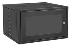 RACK PADRAO 19 9U X 470 PRETO PORTA ACRILICO (350)