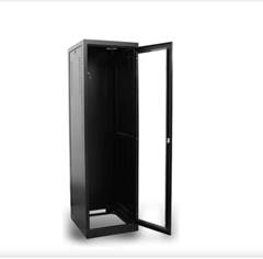 RACK PISO PADRAO 19 24UX970MM PRETO PORTA DE ACRILICO (457)