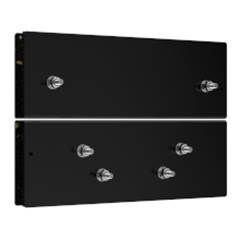 SUPORTE P/ VIDRO SV 21/22 SERIES PRETO (4670021)