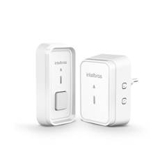 CAMPAINHA SEM FIO COM BATERIA CIB 101S BRANCA (4520063)