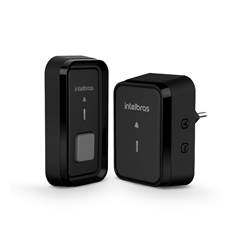 CAMPAINHA SEM FIO COM BATERIA CIB 101S PRETA (4520064)