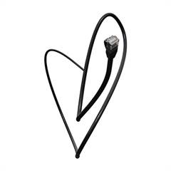 PATCH CORD IMPACT GIGA UTP CAT6 4P PRETO 3M (4830108)