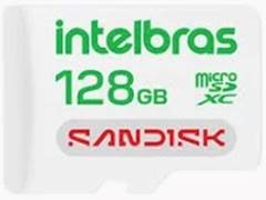 CARTAO MICRO SD 128GB INTELBRAS - SANDISK P/ GRAVACAO DE VIDEO (4300580)