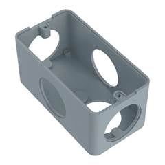 CAIXA PVC 5 ENT  3/4 CINZA - C340C (7897574176148 )MAXXBOX