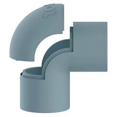 JOELHO COM JANELA  3/4 CINZA - J340C (7897574176513 )MAXXBOX