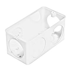 CAIXA PVC 6 ENT 1 BRANCO - C010B (7897574177206)MAXXBOX