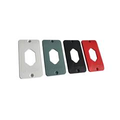 TAMPA 1 - TOMADA HEX VERTICAL CINZA - T010HVC 7897574177374)MAXXBOX