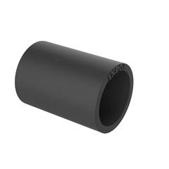 LUVA 1 POL S/ROSCA PRETA (L010P)MAXXBOX