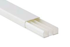 CANALETA X6 SLIM 40X16 CREME BARRA C/2000MM (513205)DUTOPLAST