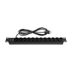 PROTETOR ELETRONICO C/ 12 TOMADAS P/ RACK - EPR 212 (4824301)