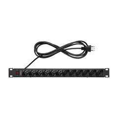 PROTETOR ELETRONICO C/ 12 TOMADAS P/ RACK - EPR 212 (4824301)
