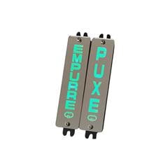 DISPLAY SINALIZADOR LED PUXE EMPURRE INOX GP CONTROL (092020)