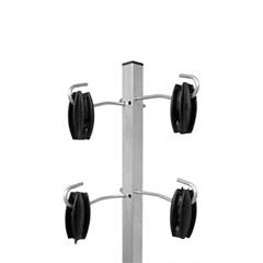 HASTE INDUSTRIAL CANTO 25X25 12 ISOLADORES CASTANHA (H25IC)