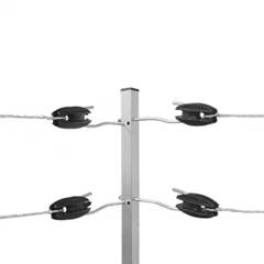HASTE INDUSTRIAL CANTO 25X25 12 ISOLADORES CASTANHA (H25IC)
