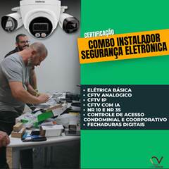 SERVICO CURSO COMBO INSTALADOR  SEGURANCA ELETRONICA