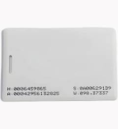 CARTAO DE ACIONAMENTO APROX 125KHZ ISO (RFID/CARD/125/ISO)