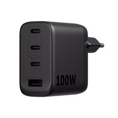 CONVERSOR AUTOMATICO AC/DC FONTE USB PRETO - EC 31 POWER 100W GAN (4820193)